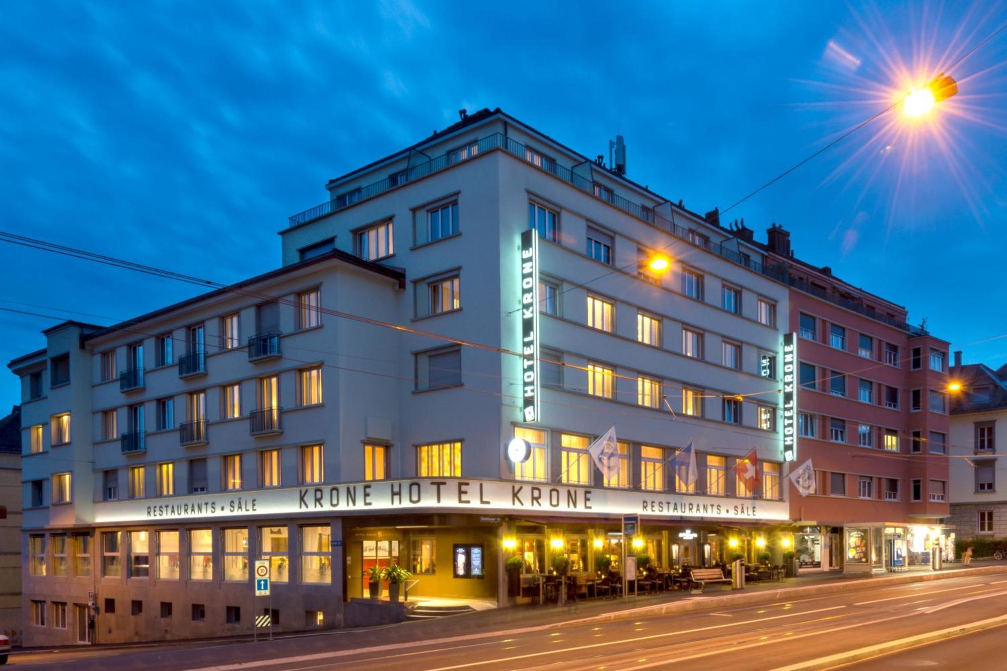 Hotel Krone Unterstrass Zürich Exterior foto